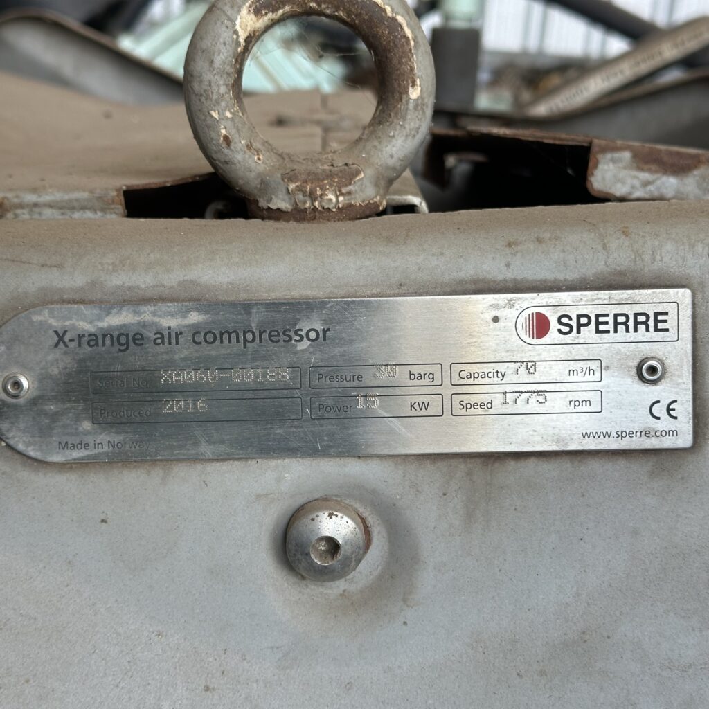 SPERRE - XW060 - MARINE AIR COMPRESSOR - Image 2