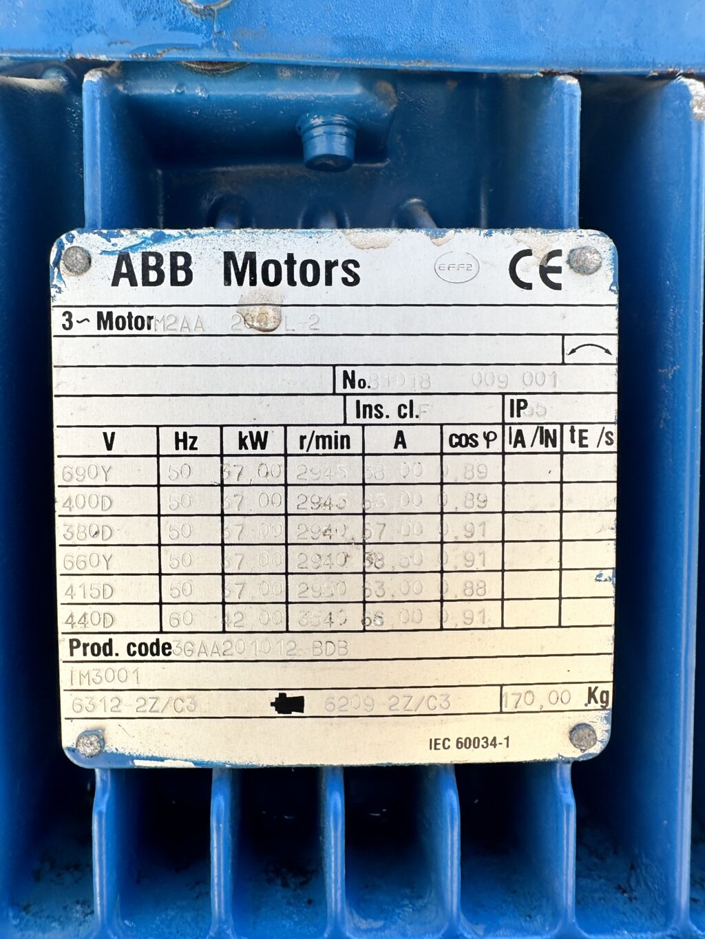 KSB/BOMBAS ITUR - ILNCS-065/250B - VERTICAL CENTRIFUGAL PUMP - Image 3