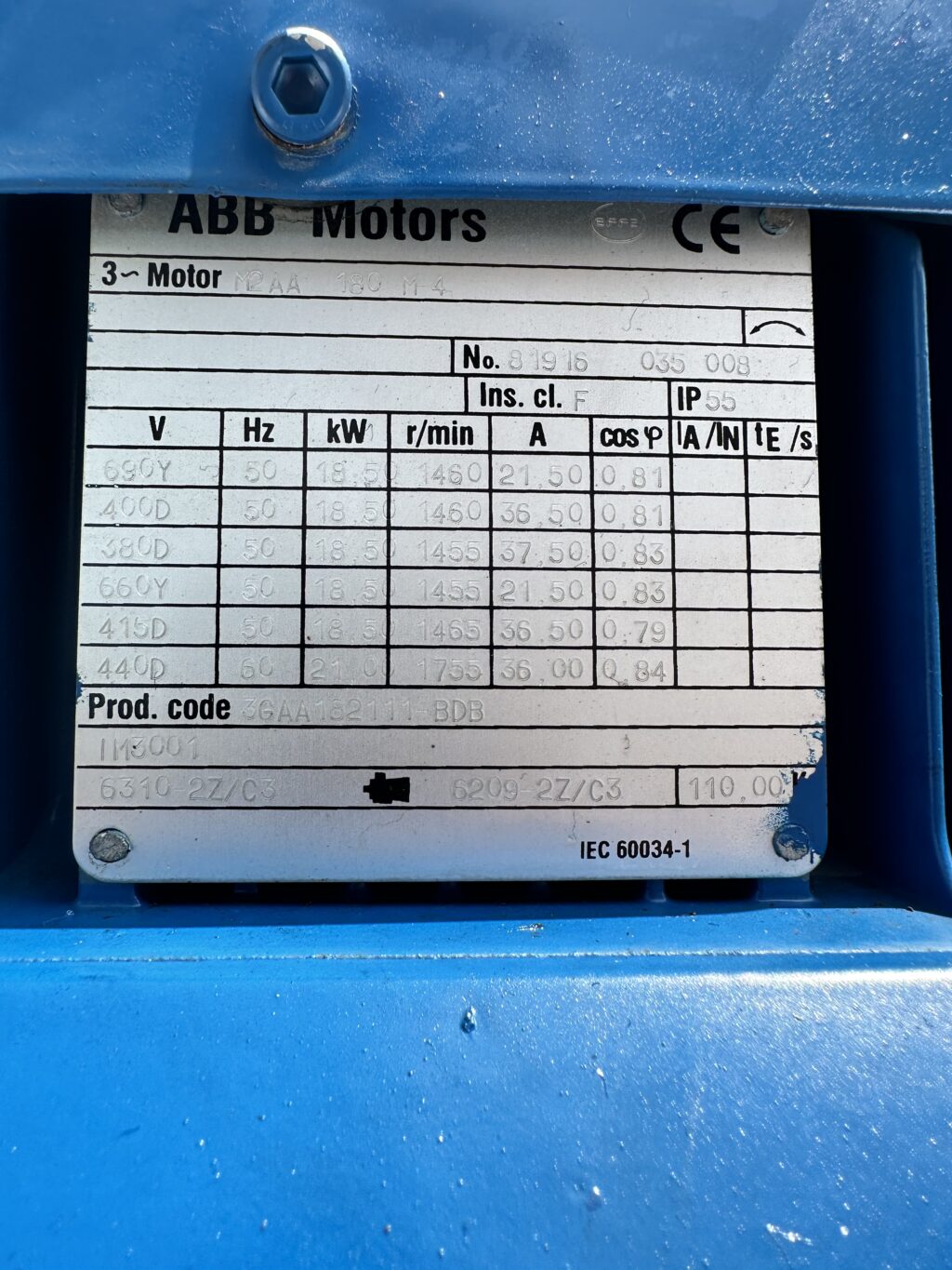 KSB/BOMBAS ITUR - ILC-125/250 - VERTICAL INLINE CENTRIFUGAL PUMP - Image 3