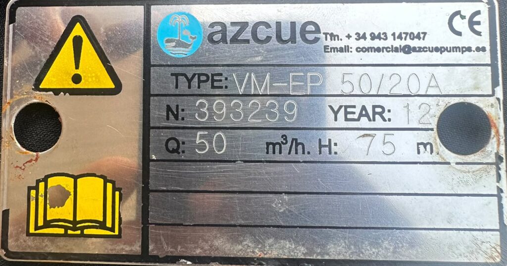 AZCUE - VM-EP 50/20A - SELF-PRIMING CENTRIFUGAL PUMP - Image 2