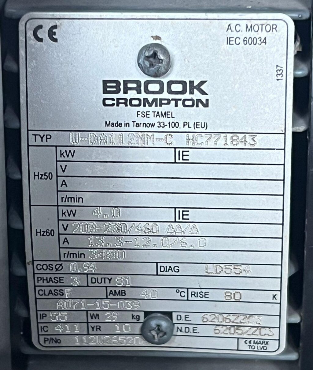 EDWARDS LIMITED - GV80 - VACCUM PUMP - Image 3