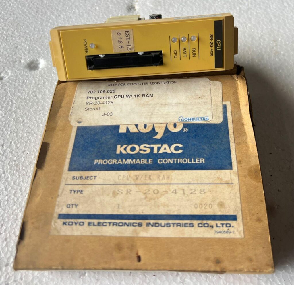 KOYO KOSTAC - SR-20-4128 - PROGRAMMABLE CONTROLLER CPU MODULE