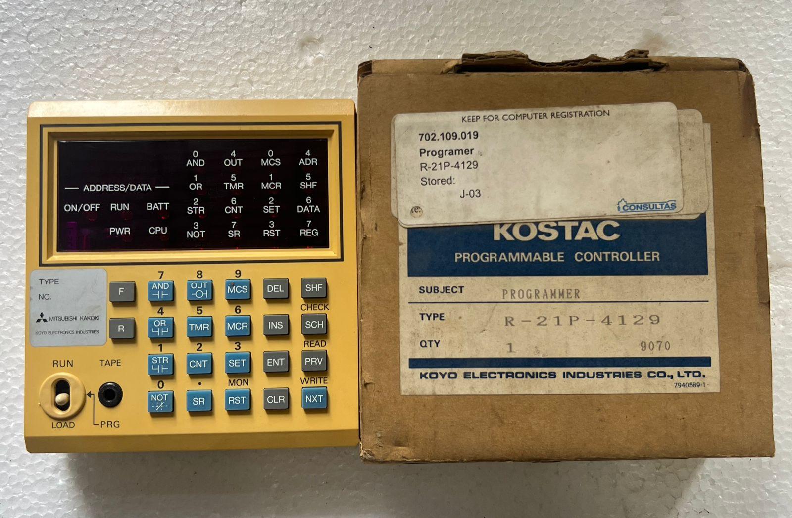 WhatsApp Image 2026-06-29 at 12.23.50 PM (2) KOYO KOSTAC - R-21P-4129 - PROGRAMING CONSOLE - Image 1