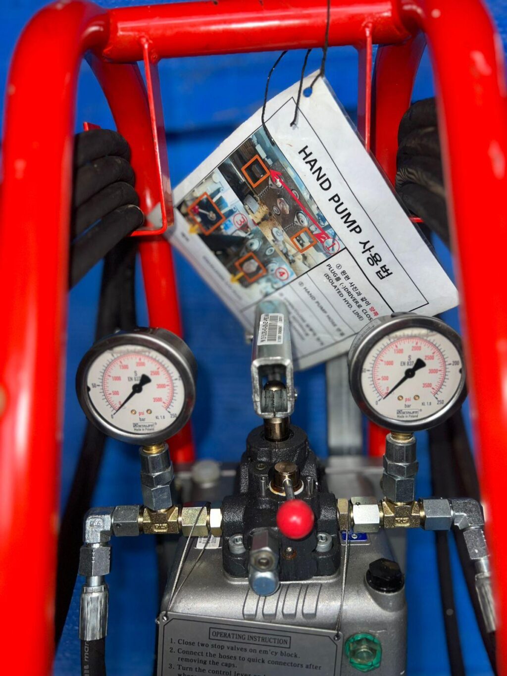 OMFB - PMI 25 + VS + S/5 2LIV + PR.MAN - HYDRAULIC HAND PUMP - Image 5
