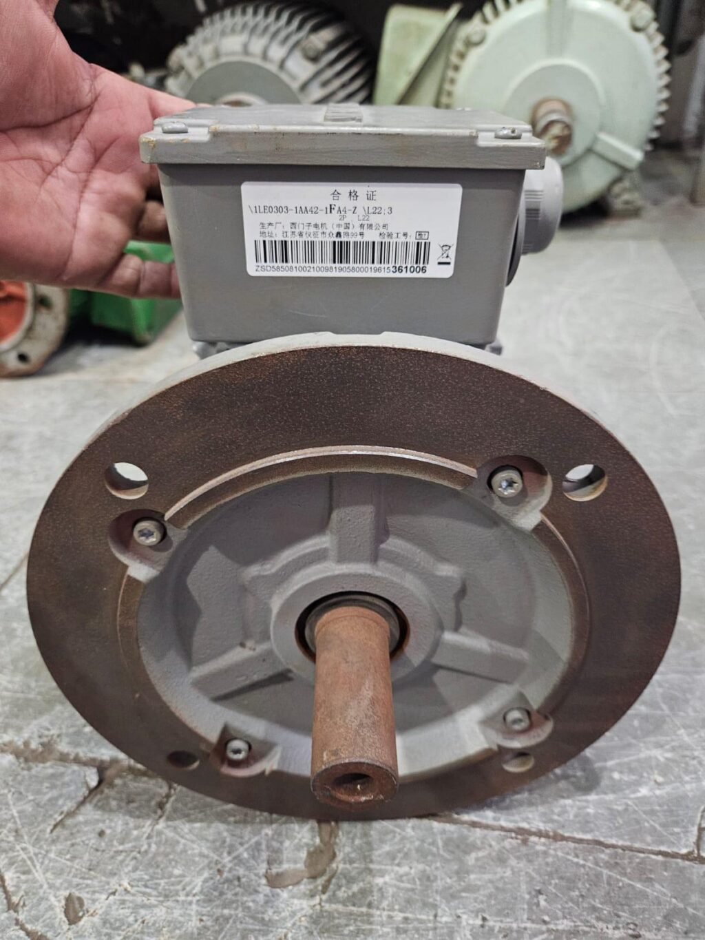 SIEMENS -  1LE0303-1AA42-1FA4-Z - INDUCTION MOTOR - Image 3