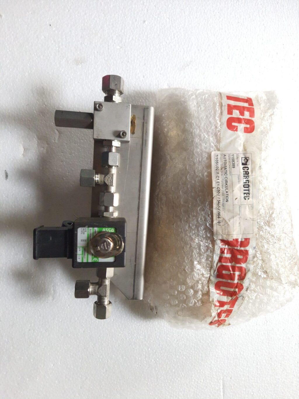 CARGOTEC - AUTOMATIC CIRKULATION - SOLENOID VALVE