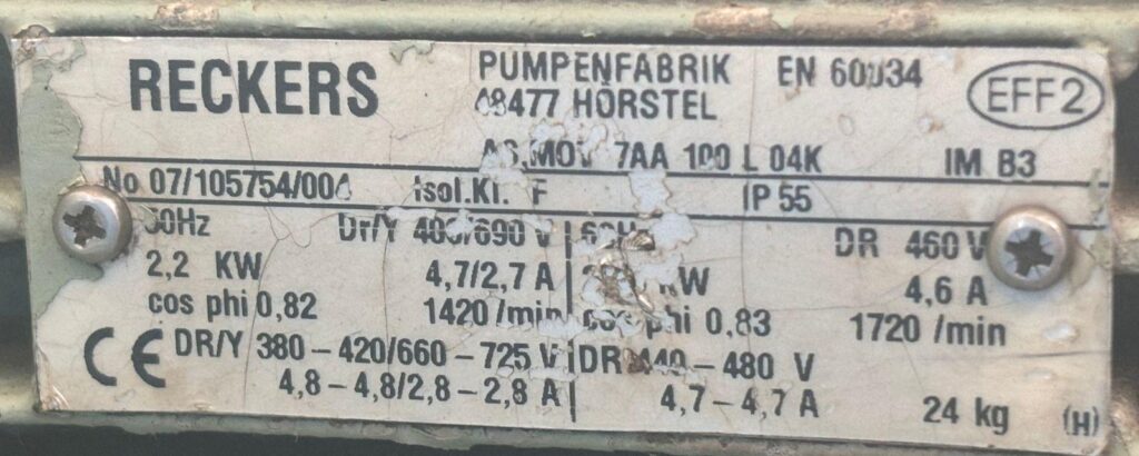 RECKERS - RL 50 A - RECIPROCATING DOSING PUMP - Image 2