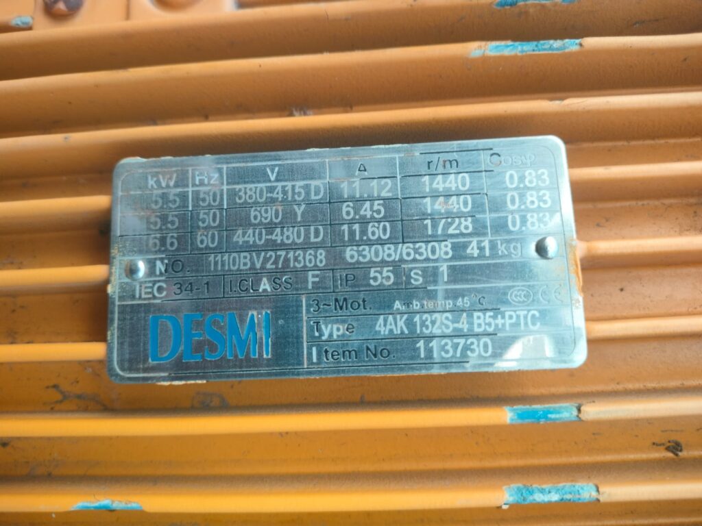 DESMI - NSL80-265/D02 - VERTICAL IN-LINE CENTRIFUGAL PUMP - Image 4