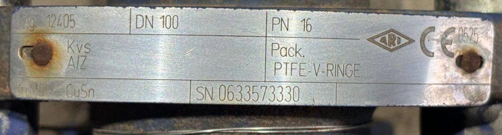 ARI - SIZE 100DN - ELECTRIC CONTROL VALVE - Image 2