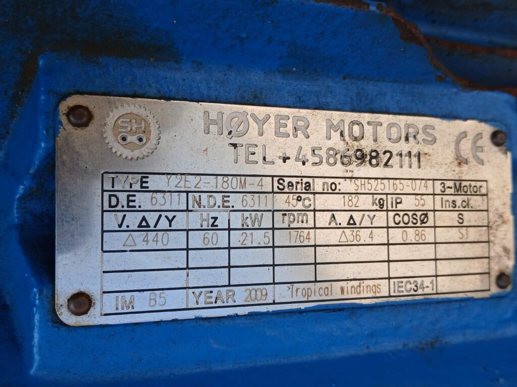 ALLWELIER - NB 125-200/01 Ø221 U3.1D-W18-ME3-48/350 - CENTRIFUGAL VOLUTE PUMP - Image 5