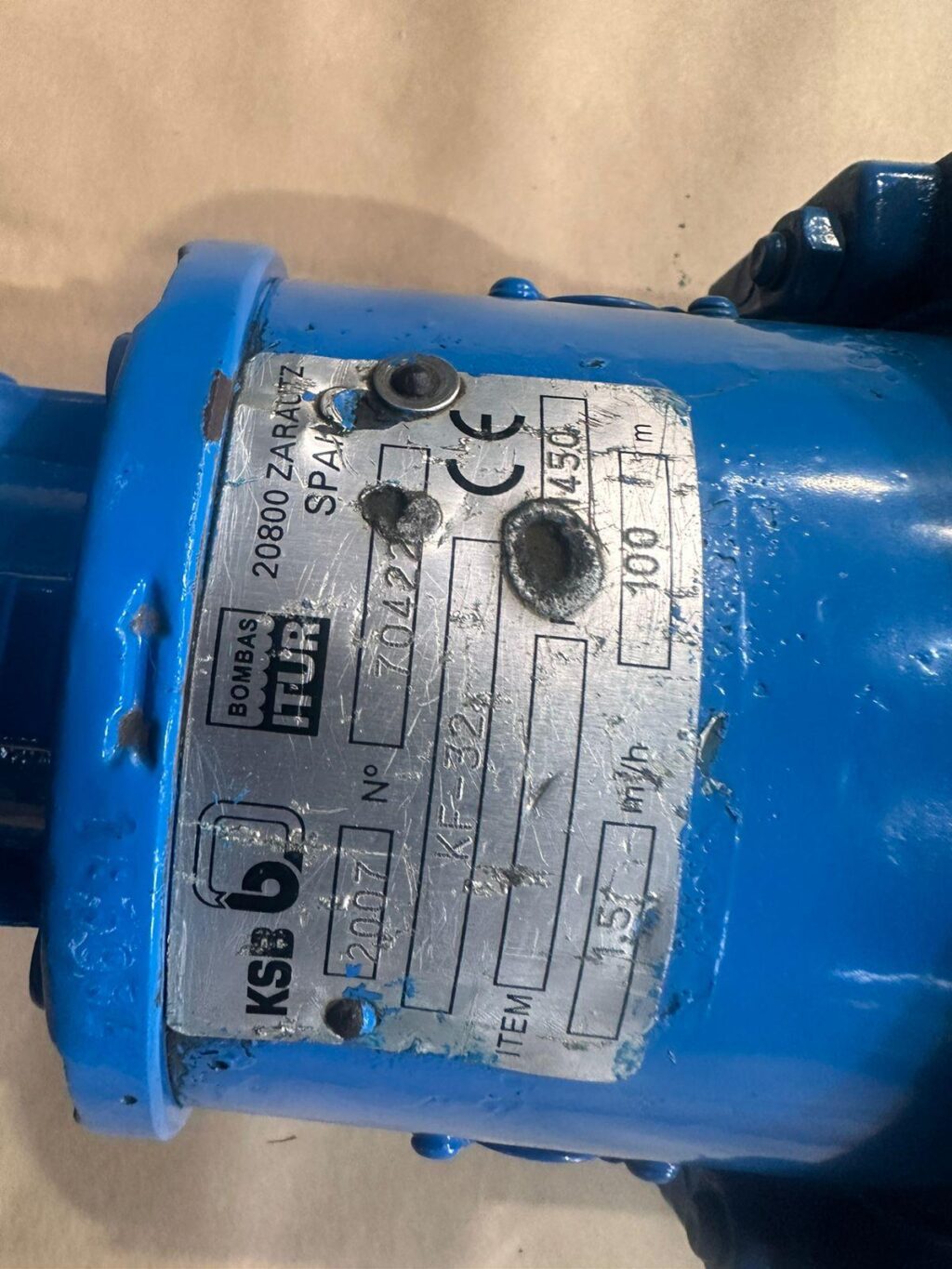 KSB - KF-32 - GEAR PUMP MOTOR SET - Image 2