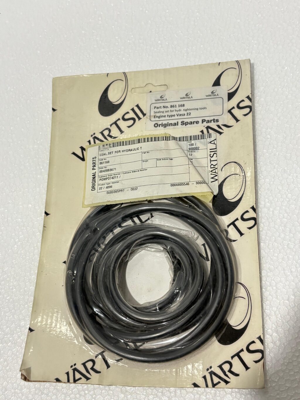 WÄRTSILÄ -861 168 - SEALING SET FOR HYDRAULIC TIGHTENING - Image 2