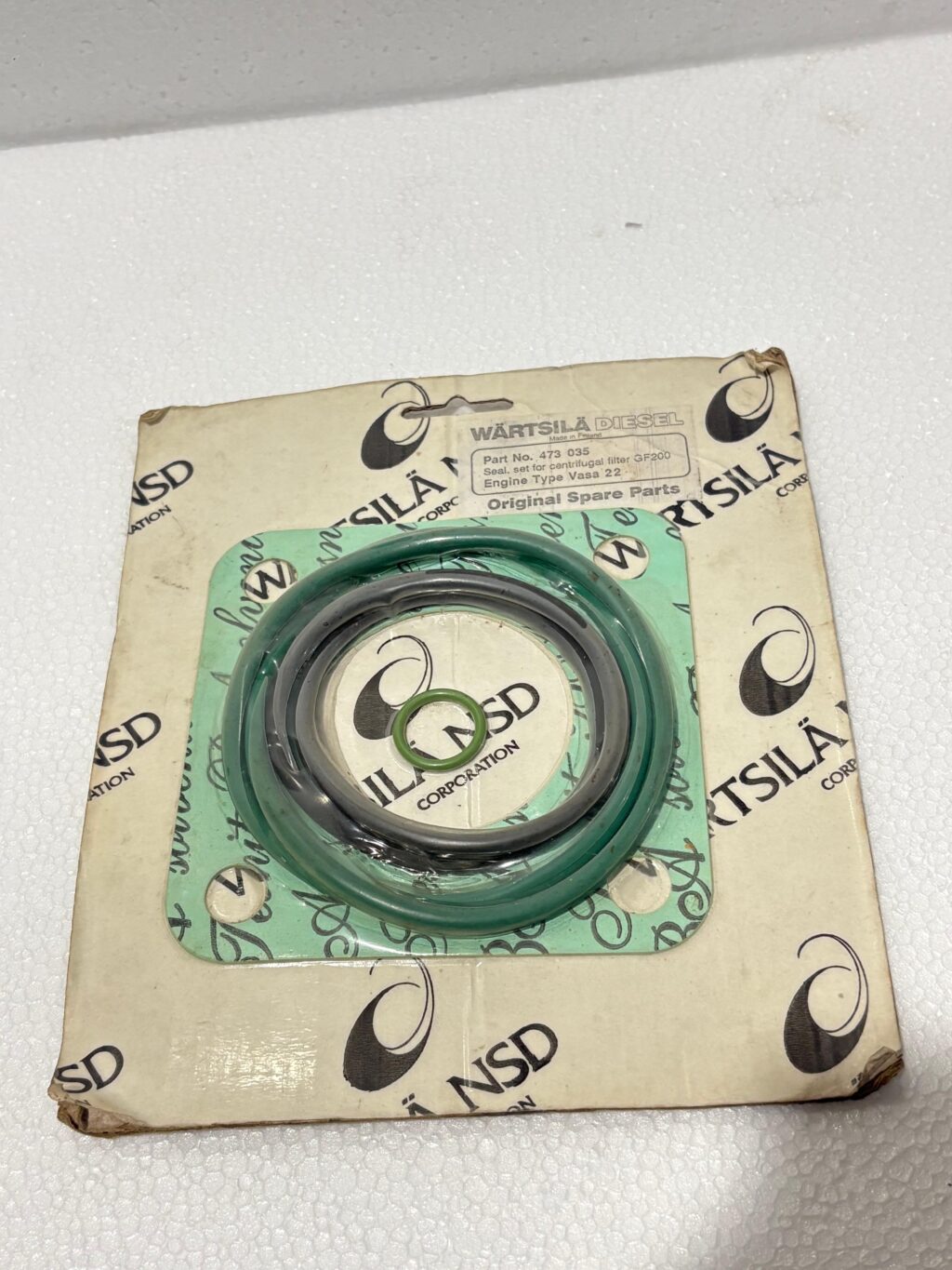 WÄRTSILÄ - 473 035 - SEAL SET FOR CENTRIFUGAL FILTER GF200