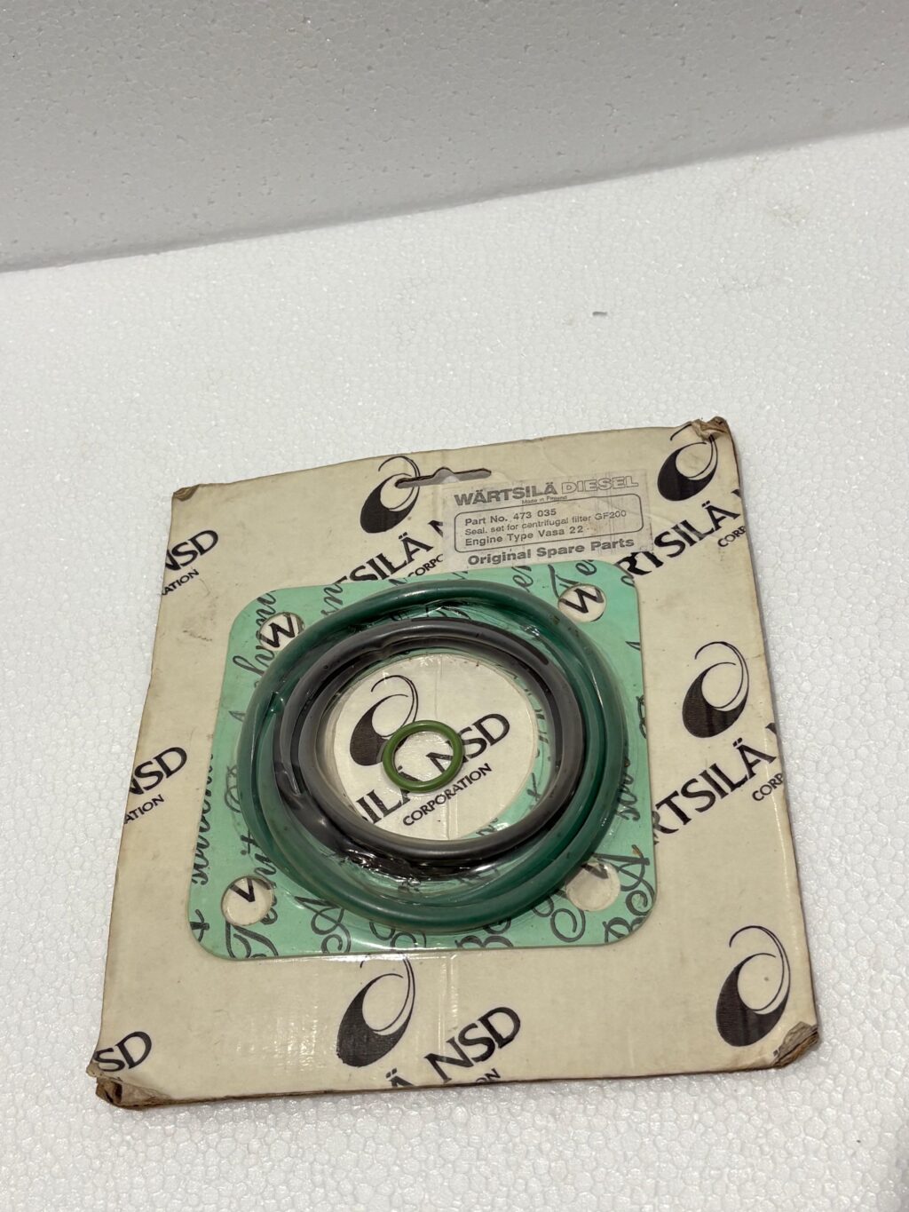WÄRTSILÄ - 473 035 - SEAL SET FOR CENTRIFUGAL FILTER GF200 - Image 2