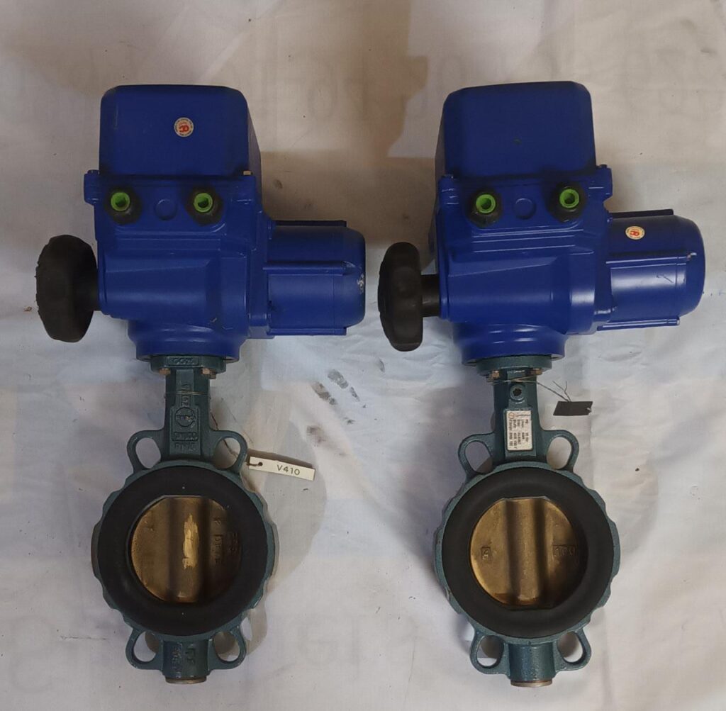 EBRO ARMATUREN -16 BAR - BUTTERFLY VALVE - WITH - BERNARD ACTUATOR