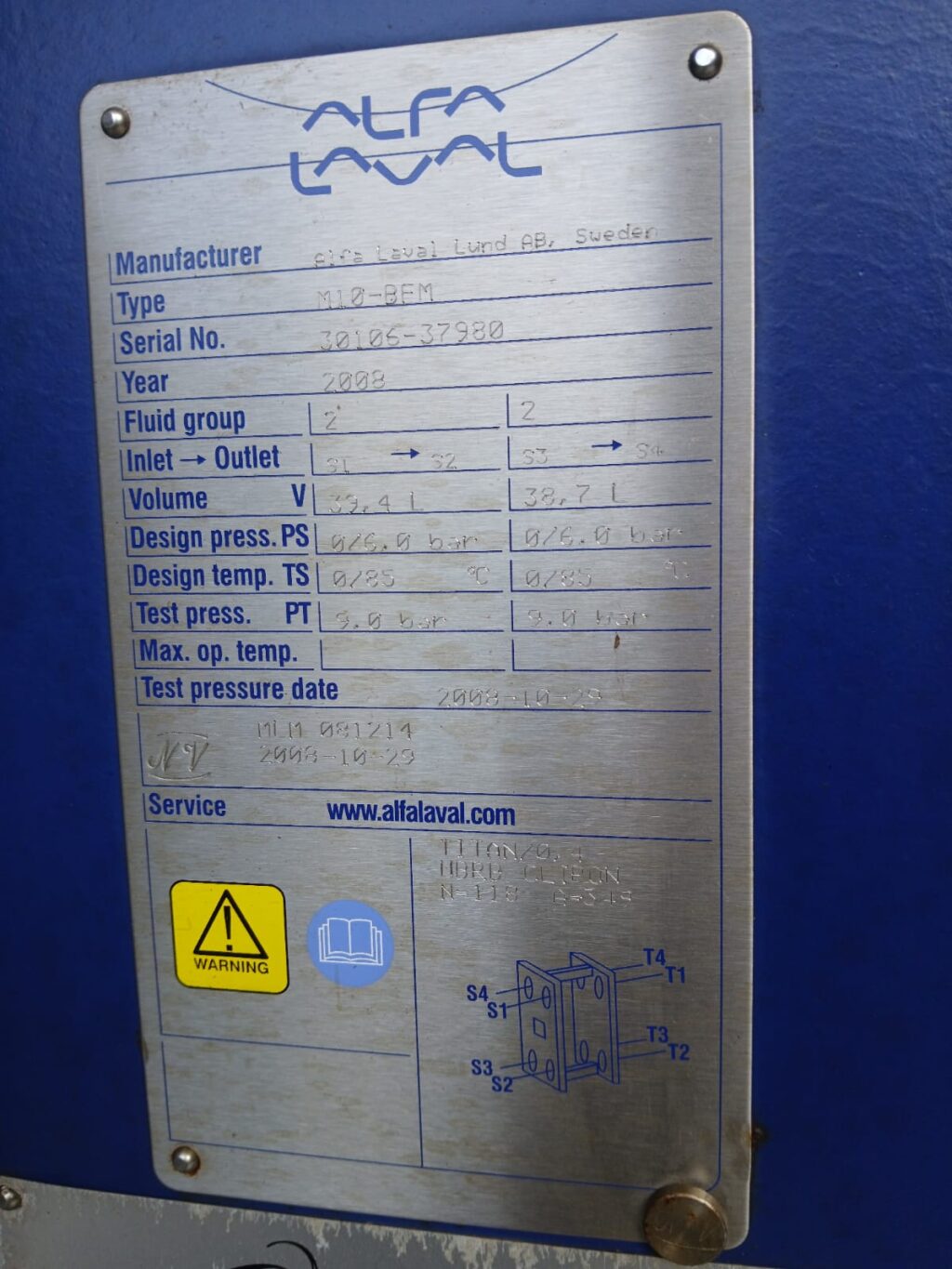ALFA LAVAL - M10-BFM - PLATE HEAT EXCHANGER - Image 2