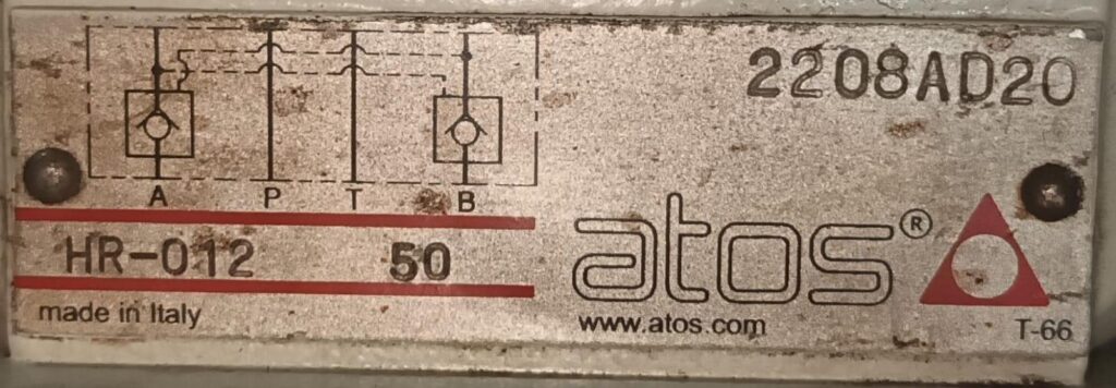 ATOS - HR-012 50 - MODULAR CHECK VALVE - Image 2