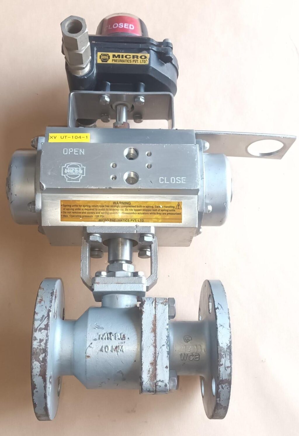 MICRO PNEUMATICS - M2F (FS) - 2" INCH - AUTOMATED BALL VALVE