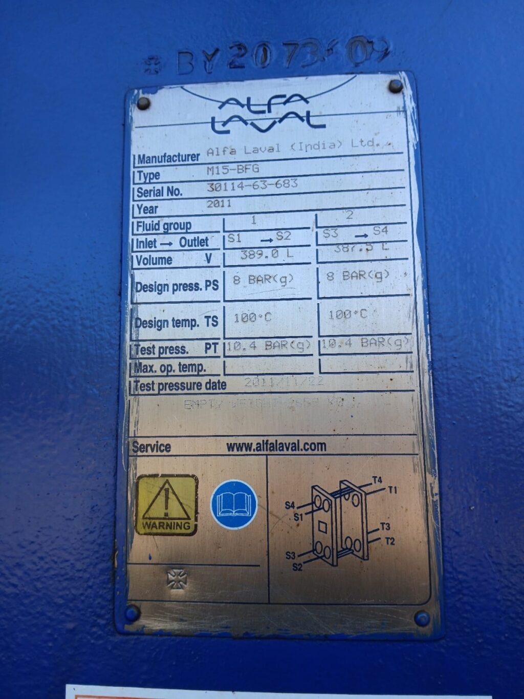 ALFA LAVAL - M15-BFG - PLATE HEAT EXCHANGER - Image 2