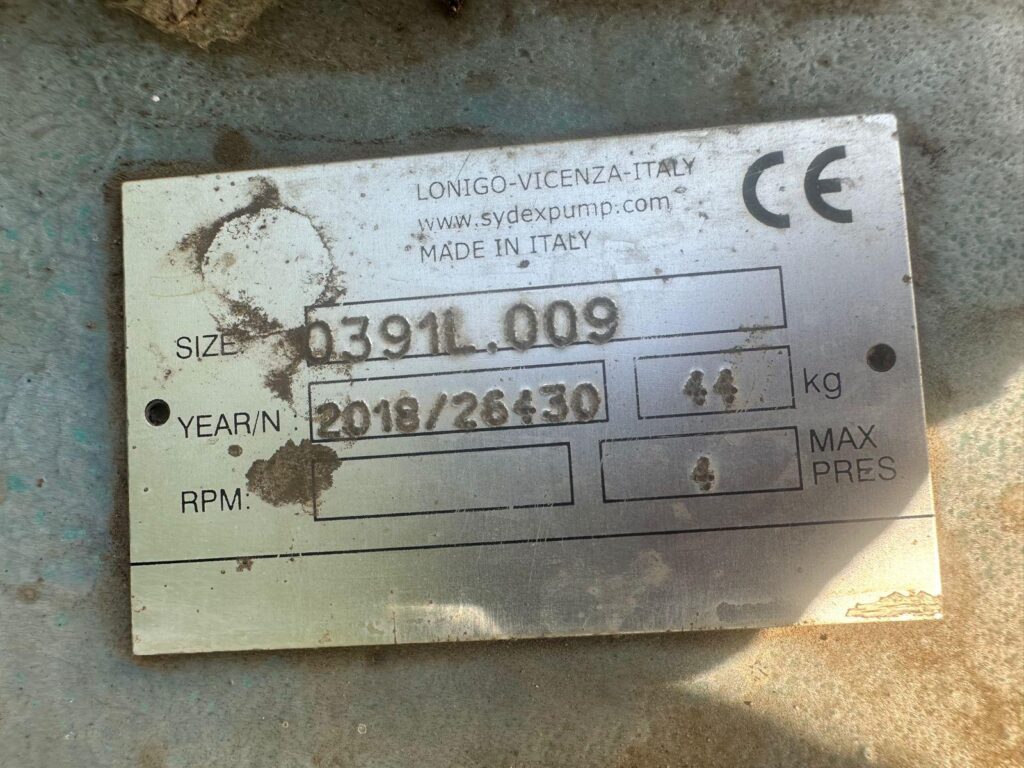 SYDEX - 0391L 009 - PROGRESSIVE CAVITY PUMP - Image 2
