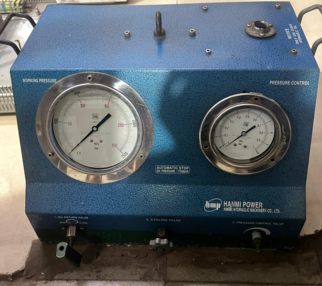 148 (10) HANMI - AHP-2500 - AIR DRIVEN HIGH PRESSURE HYDRAULIC PUMP - Image 1